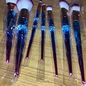 Zureni 7 Pcs Unicorn Design Makeup Brush Set Professional Cosmetic ...