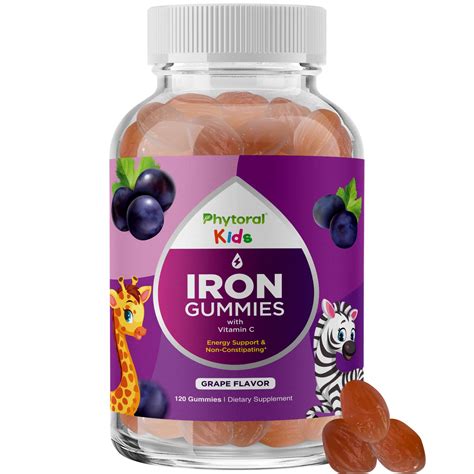 Amazon.com: Tasty Kids Multivitamin with Iron Gummy - Gentle Iron ...