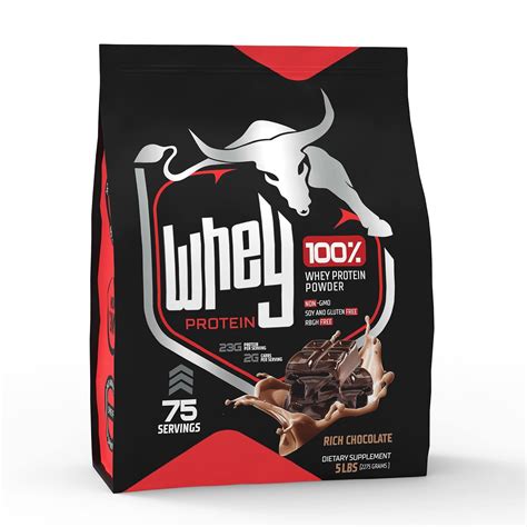BULLPHARM 100% WHEY PROTEIN POWDER | LEAN MUSCLE, QUICK RECOVERY AND ...