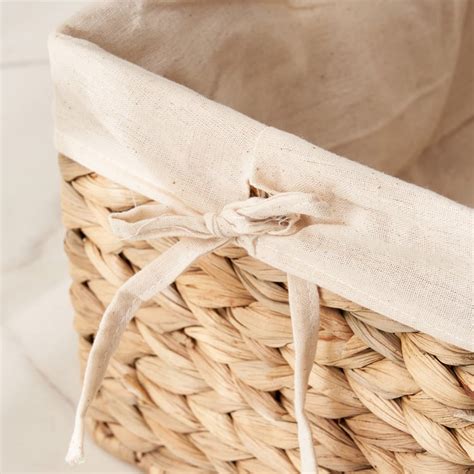 Buy Regan Juvale Water Hyacinth Storage Box with Liner from Home Centre ...