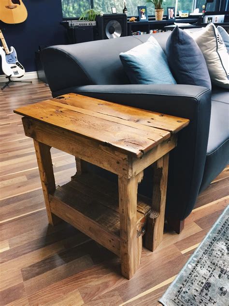 How To Make A Rustic Side Table at Eden Goldfinch blog