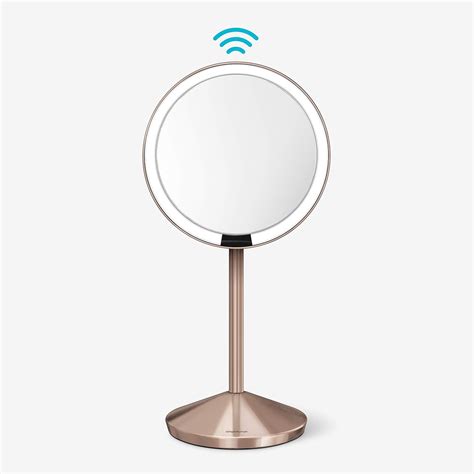 Buy simplehuman Mirror 10X Magnification with 12 cm Sensor, Rose Gold ...