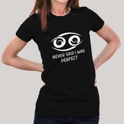 Cancer Zodiac Sign T-shirts For Women India - TEEZ.in