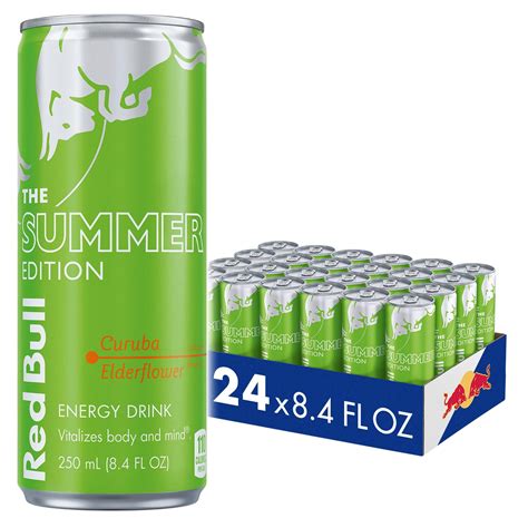 Amazon.com : Red Bull Summer Edition Curuba Elderflower Energy Drink, 8 ...