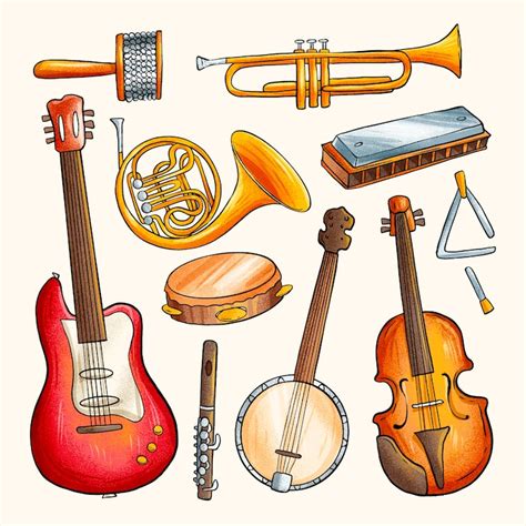 Image result for Clip Art of Musical Instruments