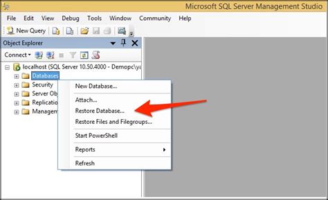 How To Restore a Microsoft SQL Database Backup Using SQL Server ...