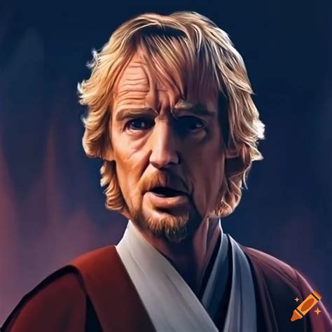 Owen wilson as old obi wan kenobi on Craiyon