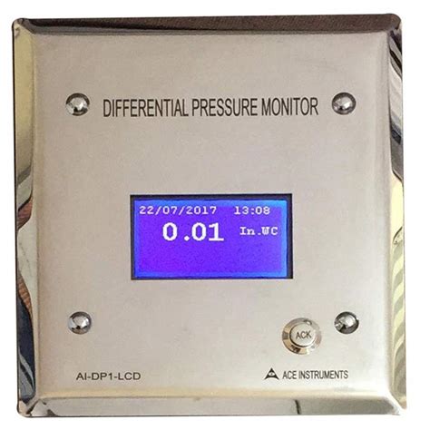 Buy Differential Pressure Indicator for Hospital Room Pressure Monitor ...