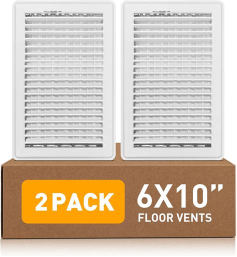 Floor Register 6 x 10, Vent Covers for Home Floor Allow Walk on Use ...