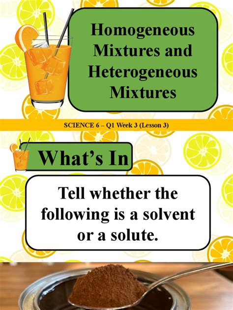 Image result for Homogeneous Mixtures Science