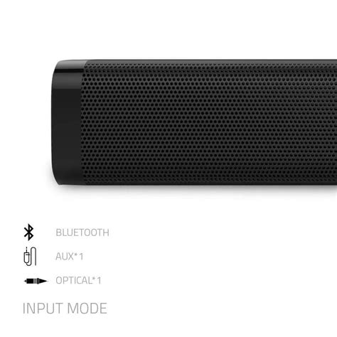 Molife Amplify 300 50-Watt 2.1 Channel Wireless Bluetooth Mini Soundbar ...