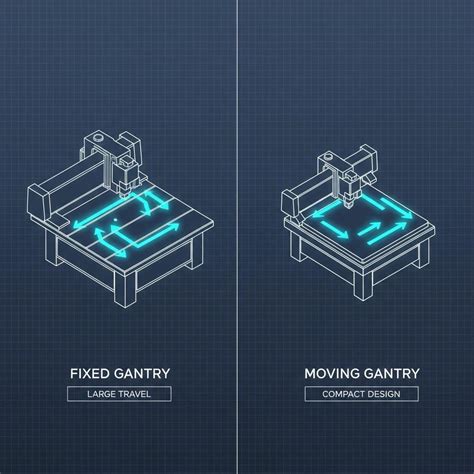Fixed vs. Moving Gantry: A Footprint & Rigidity Analysis - AluFrame Tech