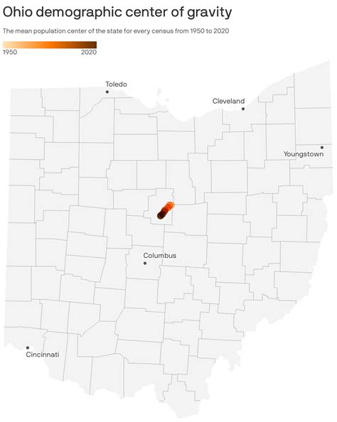 Ohio Population Map