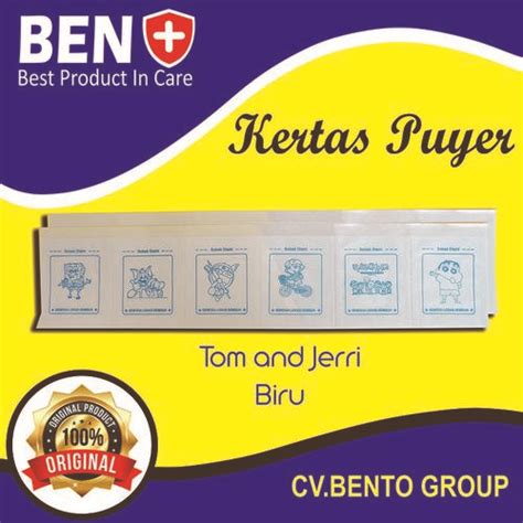 Jual KERTAS PUYER TOM JERRY,IPPIN UPPIN - Biru - Kab. Bekasi ...