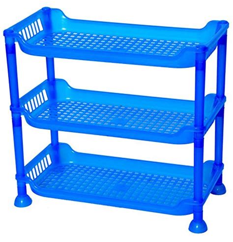 ANKUR_High Durable Plastic_Blue_Decora Small Storage Rack : Amazon.in
