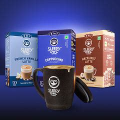 Buy Hazelnut Flavoured Instant Coffee Online | Sleepy Owl Coffee