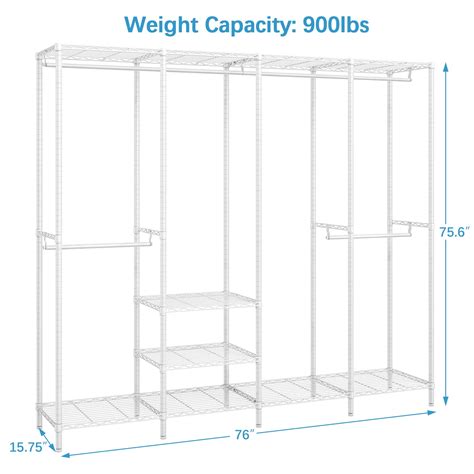 VIPEK V40 Wire Garment Rack Heavy Duty Clothes Rack for Hanging Clothes ...