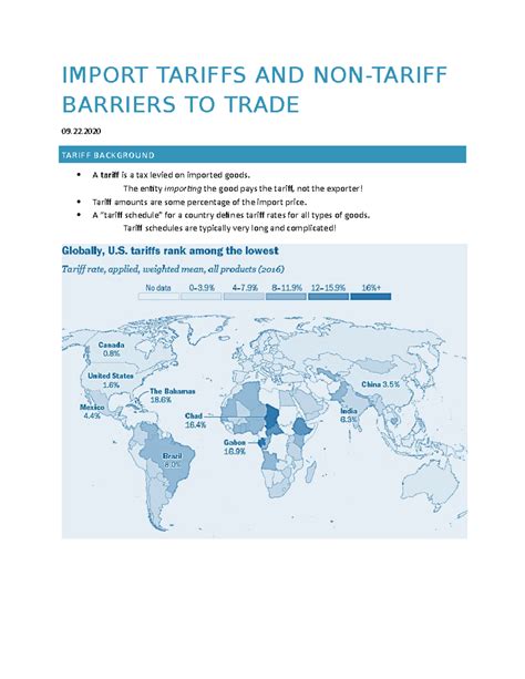 Example of Tariff 的图像结果