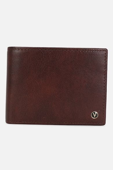 Buy Men Brown Genuine Leather Wallet Online - 874612 | Van Heusen