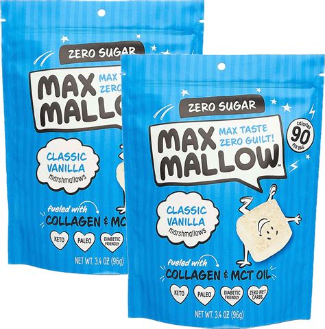 Amazon.com : ChocZero Sugar Free Marshmallows, Keto Marshmallow, Gluten ...