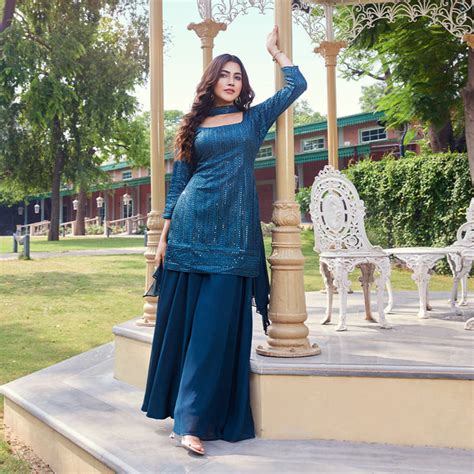 Buy Kurta Palazzo Sets for Women | Suvidha Fashion