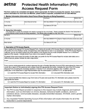 Phi Request Form - Fill and Sign Printable Template Online