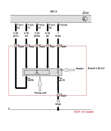 Bosch 5 Wire Wideband O2 Sensor Wiring Diagram