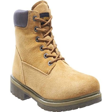 Wolverine Men's 6" Waterproof Soft Toe Work Boot W01191 - Wheat