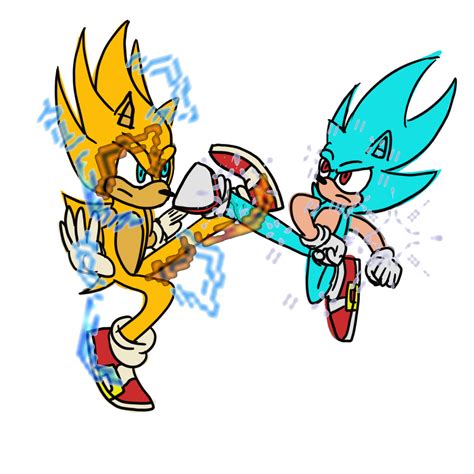 Super Sonic 2 vs Hyper Sonic by TrueBladEdge on DeviantArt