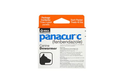 Questions and Answers about PANACUR C Canine Dewormer, 4-g, 3 count