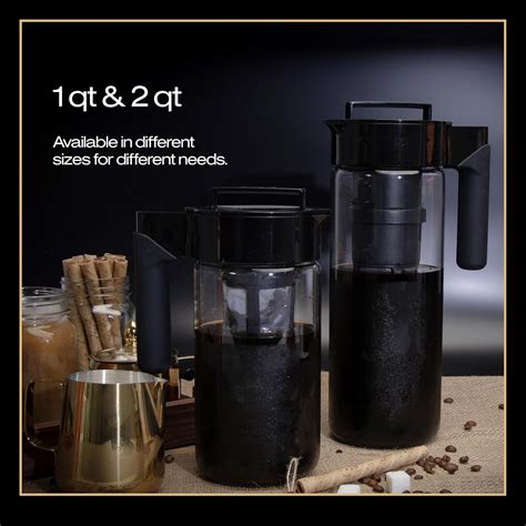 Takeya Glass Cold Brew Coffee Maker for Iced Coffee, India | Ubuy