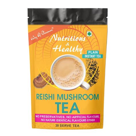 Reishi Mushroom Tea Premix, Immunity Boosting and Health Support, 30 ...