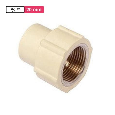 Winmax CPVC Brass FTA 0.75inch 20mm | mykit | Buy online | Buy Winmax ...