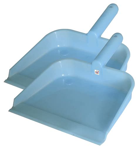 Fun Homes 10" Plastic Dustpan, Pack of 2 (Blue) : Amazon.in: Home & Kitchen