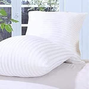 Buy LASER WINGS Microfiber Striped Fabric Luxury Cushion Fillers (18 X ...