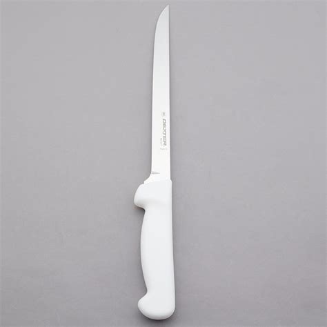 Dexter-Russell 31609 8" Narrow Semi-Stiff Fillet Knife with White Handle