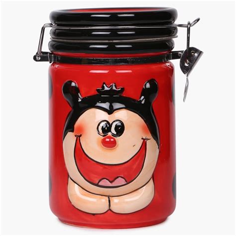 Buy Fabulous Dolomite Ladybug Canister from Home Centre at just INR 299.0