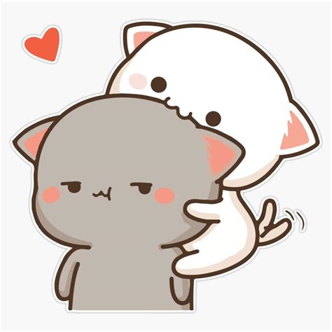 LeylandDesigns Leyland Designs Goma Mochi Cat Sticker - Outdoor India ...