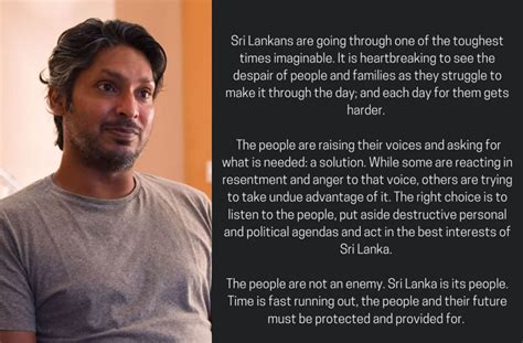 Kumar Sangakkara pens a heartfelt note for Sri Lankans
