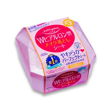 Kose Softymo Makeup Remover Wipes Hyaluronan 52 Sheets – Japanese Taste