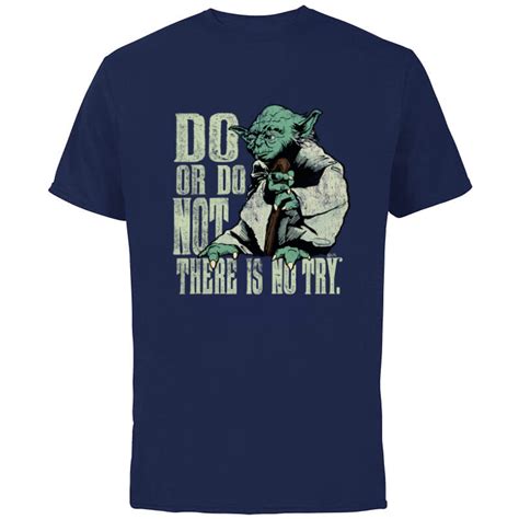 Star Wars Yoda Do or Do Not There is No Try Vintage Style - Short ...