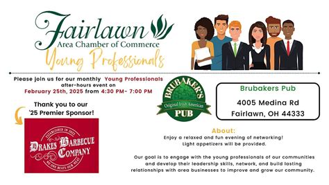 Fairlawn Chamber Young Professionals after-hours, Brubaker's Pub, Akron ...