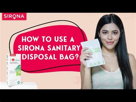 SIRONA Sanitary Disposable Bags - 45 Bags | for Discreet Disposal of ...