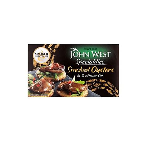Smoked Oysters in Sunflower Oil 65g – Gourmet Canned Oysters for ...