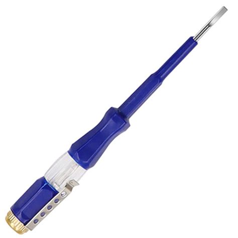 Buy Brass Cap Electric Test Pen One-Word Screwdriver Test Electric Pen ...