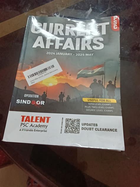 Current Affairs Special Edition Book by Talent Academy : Talent Academy ...