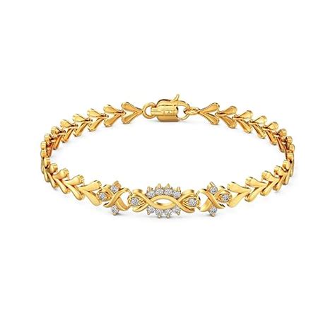 Joyalukkas Impress Collection 22k Yellow Gold Charm Bracelet for Women ...