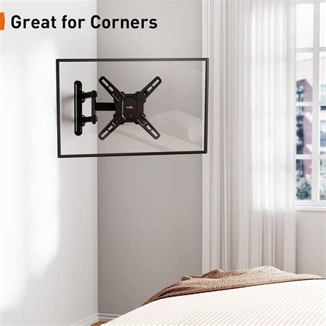 Buy Perlegear TV Wall Mount for 13-42 inch Flat or Curved TVs ...