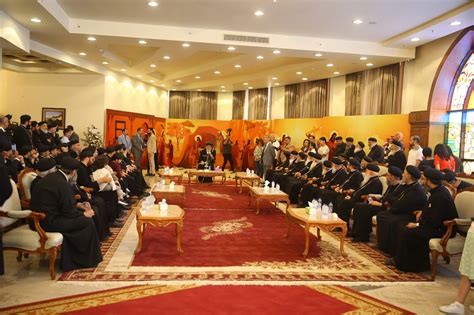 قداسة البابا تواضروس الثاني يستقبل الآباء الأساقفة والكهنة وأبناء ...