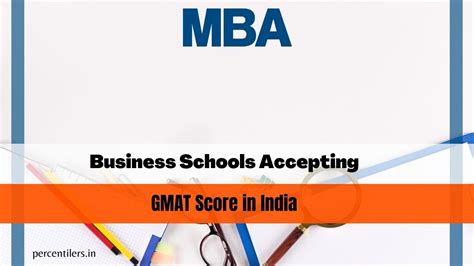 Business Schools Accepting GMAT Score in India